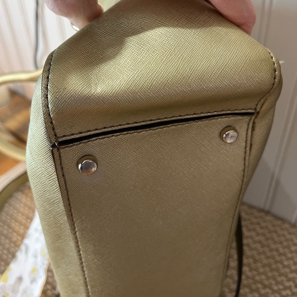 Kate Spade Cove Street Gold Metallic Satchel - Picture 7 of 14